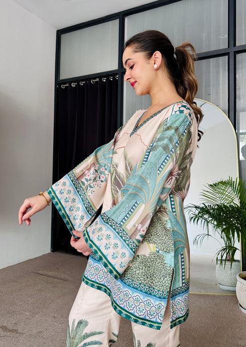 Island Flora Kurta Set